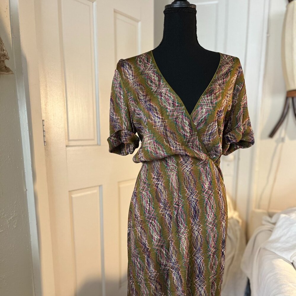 missoni orange label green mcm avant garden dress